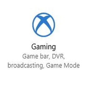 Windows 10 Gaming Settings Icon