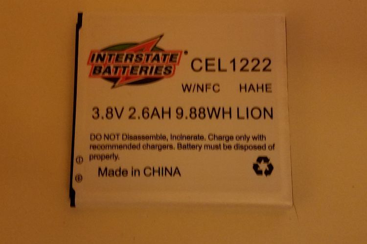 Interstate Lithium Ion Phone Battery