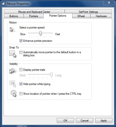 Mouse Settings Pointers 3